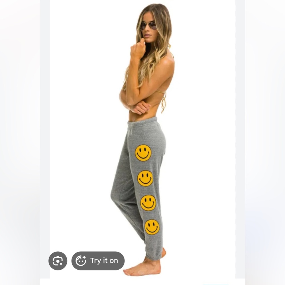 Aviator Nation Smiley Face Sweatpants